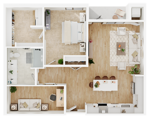 A8 Floor Plan at Lilia, Minnesota, 55118